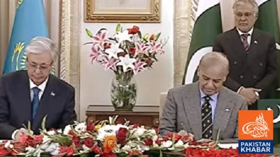 پاکستان اور قازقستان نے 19 معاہدوں پر دستخط کر دیے