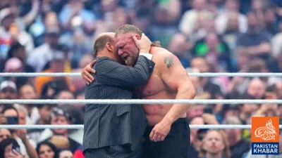 بروک لیسنر کی ریٹائرمنٹ کا عندیہ ریسل مینیا میں ہلچل
