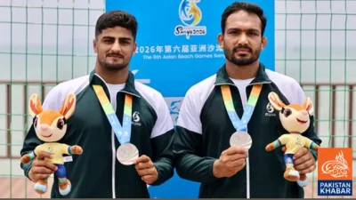 Headline: Pakistani Wrestlers Shine at Asian Beach Games, Secure Three Medals
