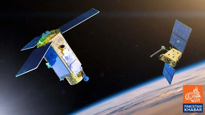 Unusual Close Approach of Russian Satellites in Space