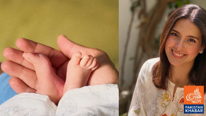 Iqra Aziz Reveals Daughter’s Face for the First Time, Shares Her Name with Fans