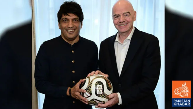 FIFA President Praises Mohsin Gilani’s Efforts to Promote Football in Pakistan