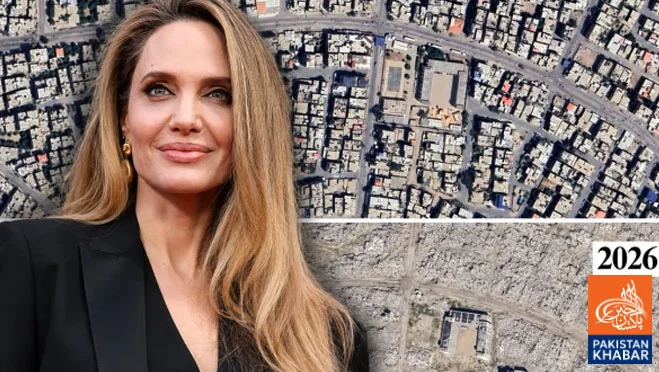 Angelina Jolie Shares Satellite Images Showing Gaza’s Devastation