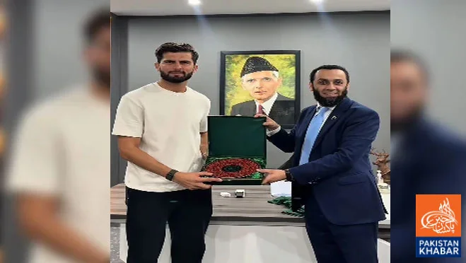 Attaullah Tarar Meets National Captain Shaheen Afridi, Praises His Services