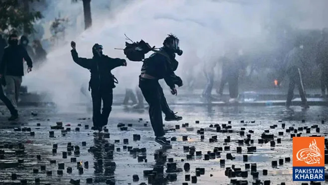 Violent Protests Erupt Across Europe