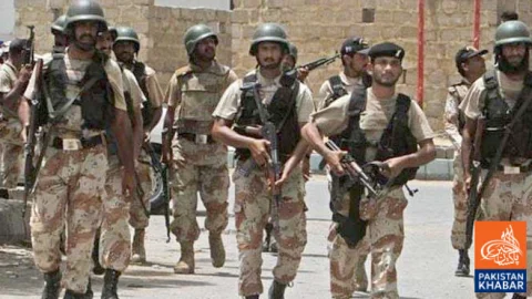 Rangers action in Karachi, wanted terrorist from Swat arrested