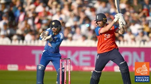 England Beat India Again in Fourth T20I to Win Series