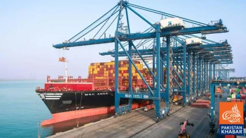 20,000-TEU Mega Ship Docks at Karachi Port