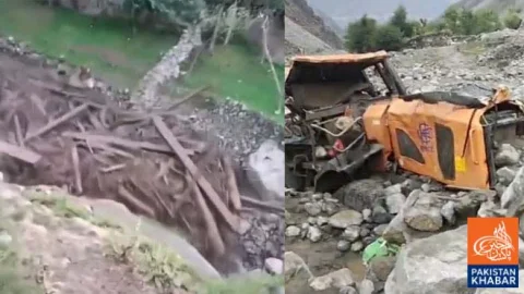 Floods Damage Diamer, Karakoram Highway Closed