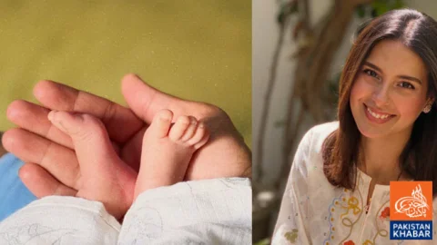 Iqra Aziz Reveals Daughter’s Face for the First Time, Shares Her Name with Fans