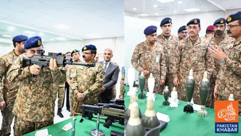 Asim Munir Visits POF Wah, Emphasizes Defense Self-Reliance