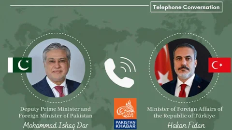 Ishaq Dar, Hakan Fidan Discuss Palestine, Reaffirm Common Stance