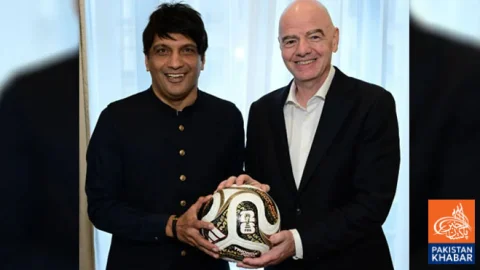 FIFA President Praises Mohsin Gilani’s Efforts to Promote Football in Pakistan