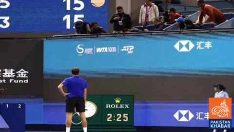 Daniil Medvedev Disqualified After Hitting Spectator With Ball at Beijing Open