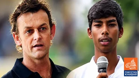 Teenage Wicketkeeper Adam Gilchrist Hits Stunning Century in Pakistani School Cricket