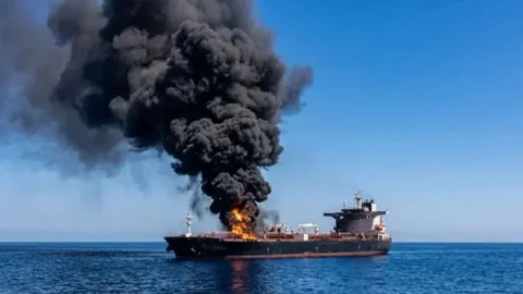 Iran Claims Two Oil Tankers Hit Naval Mines in Strait of Hormuz
