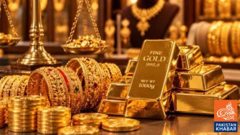 سونا 3,500 روپے مہنگا، فی تولہ قیمت 4 لاکھ 25 ہزار 636 روپے ہوگئی