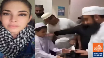 مولانا طارق جمیل کی بچے سے ہاتھ نہ ملانے کی ویڈیو پر مشی خان کا سخت ردعمل